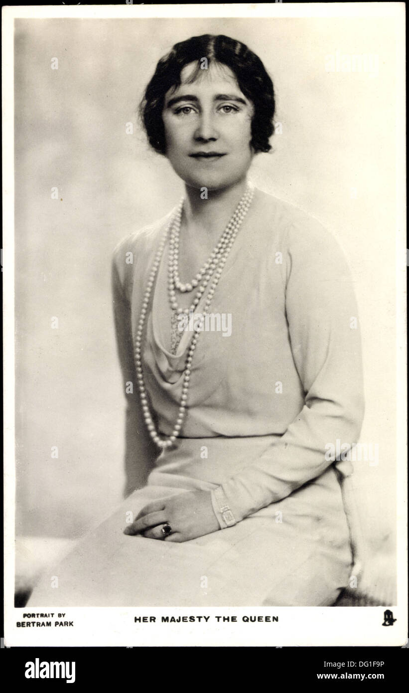 AK ihre Königliche Hoheit die Herzogin von York, Queen Elizabeth, Queen Mum; Stockfoto