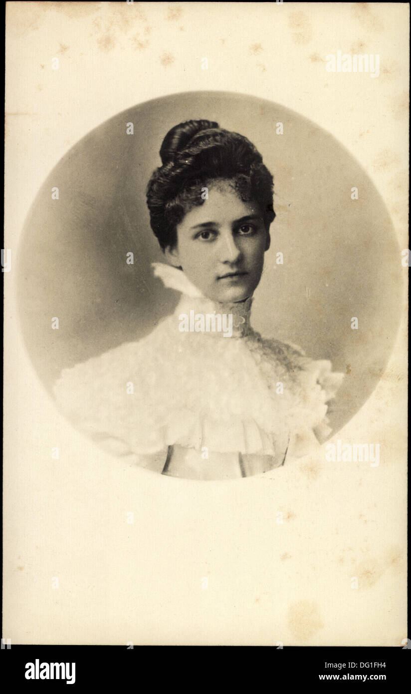 Passepartout Ak Mathilde von Bayern Und Sachsen-Coburg; Stockfoto