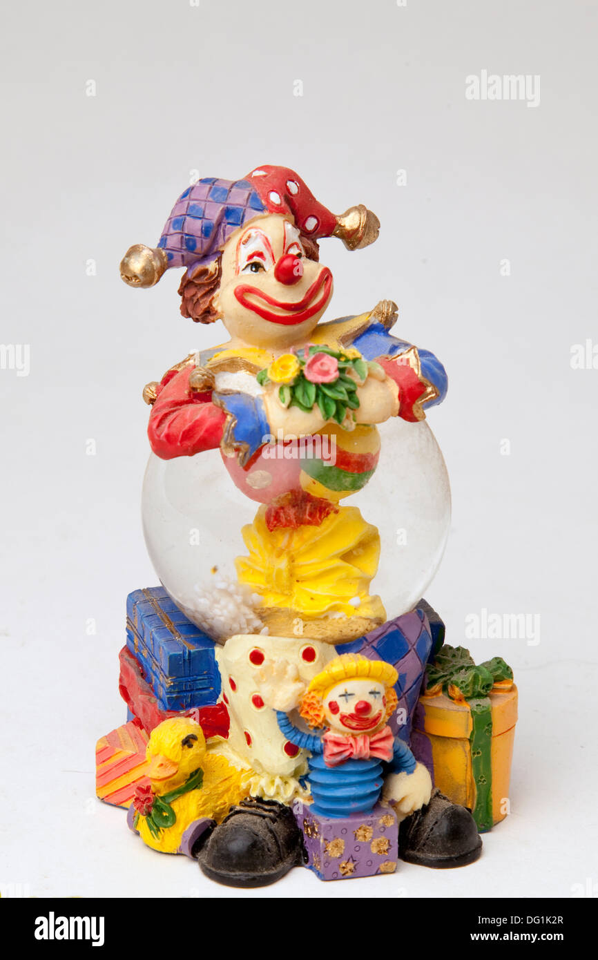 Clown-Schneeball Stockfoto