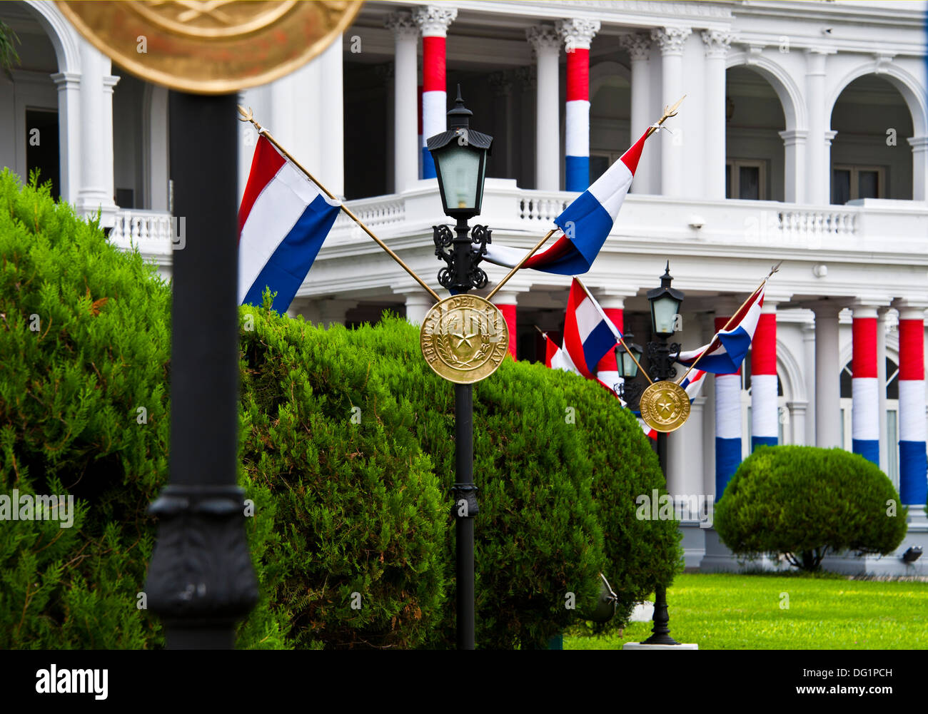 Palast des Präsidenten, Asuncion, Paraguay Stockfoto