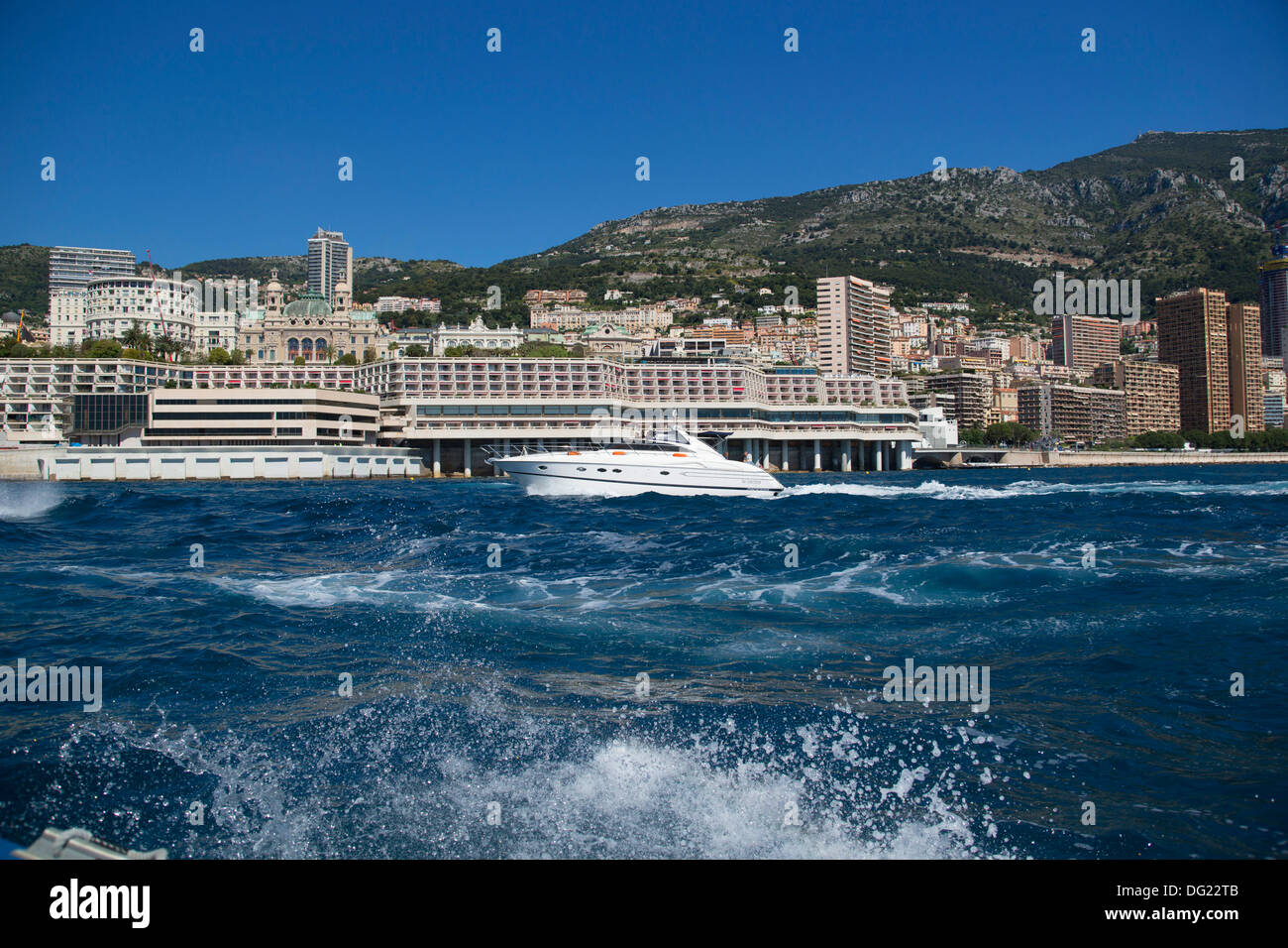 Schiff, Yacht, Hafen, Hercule, Monaco, Monte Carlo Stockfoto