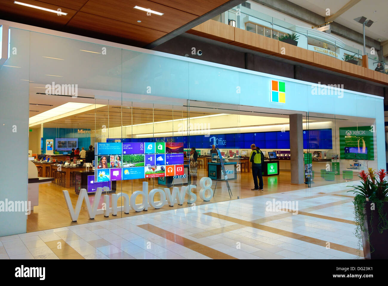 Microsoft Windows shop shop Stockfoto