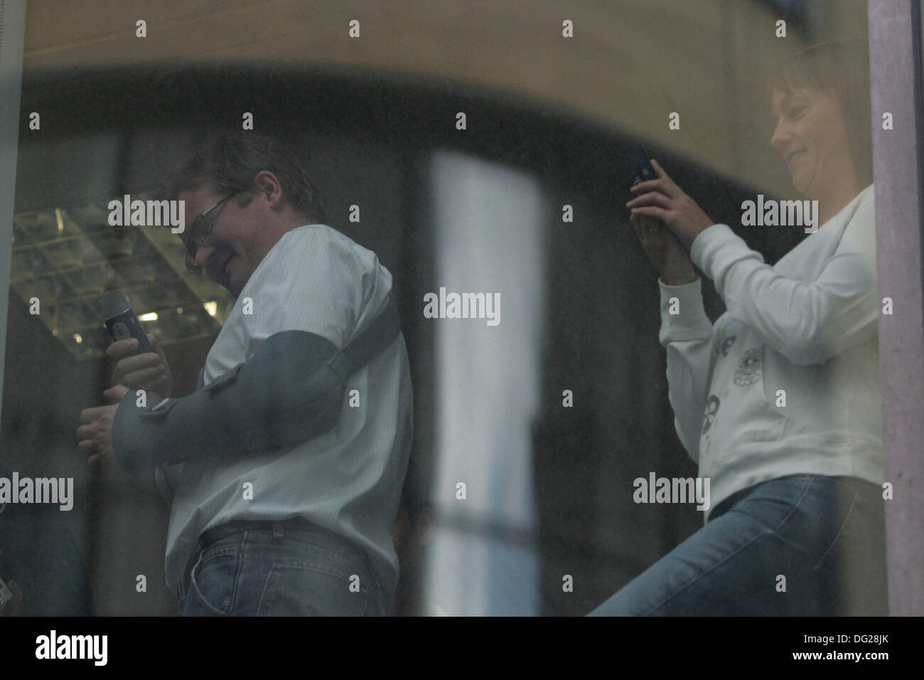 Polizei und Demonstranten in der Nähe von der Bank of England im Zentrum von London nach eine Großkundgebung der G20-Gipfel beginnt am April Stockfoto