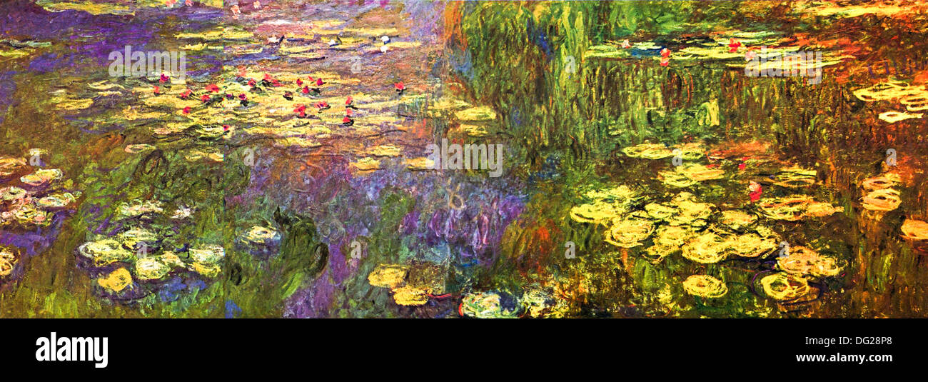 Seerosen von Claude Monet, 1919 Stockfoto