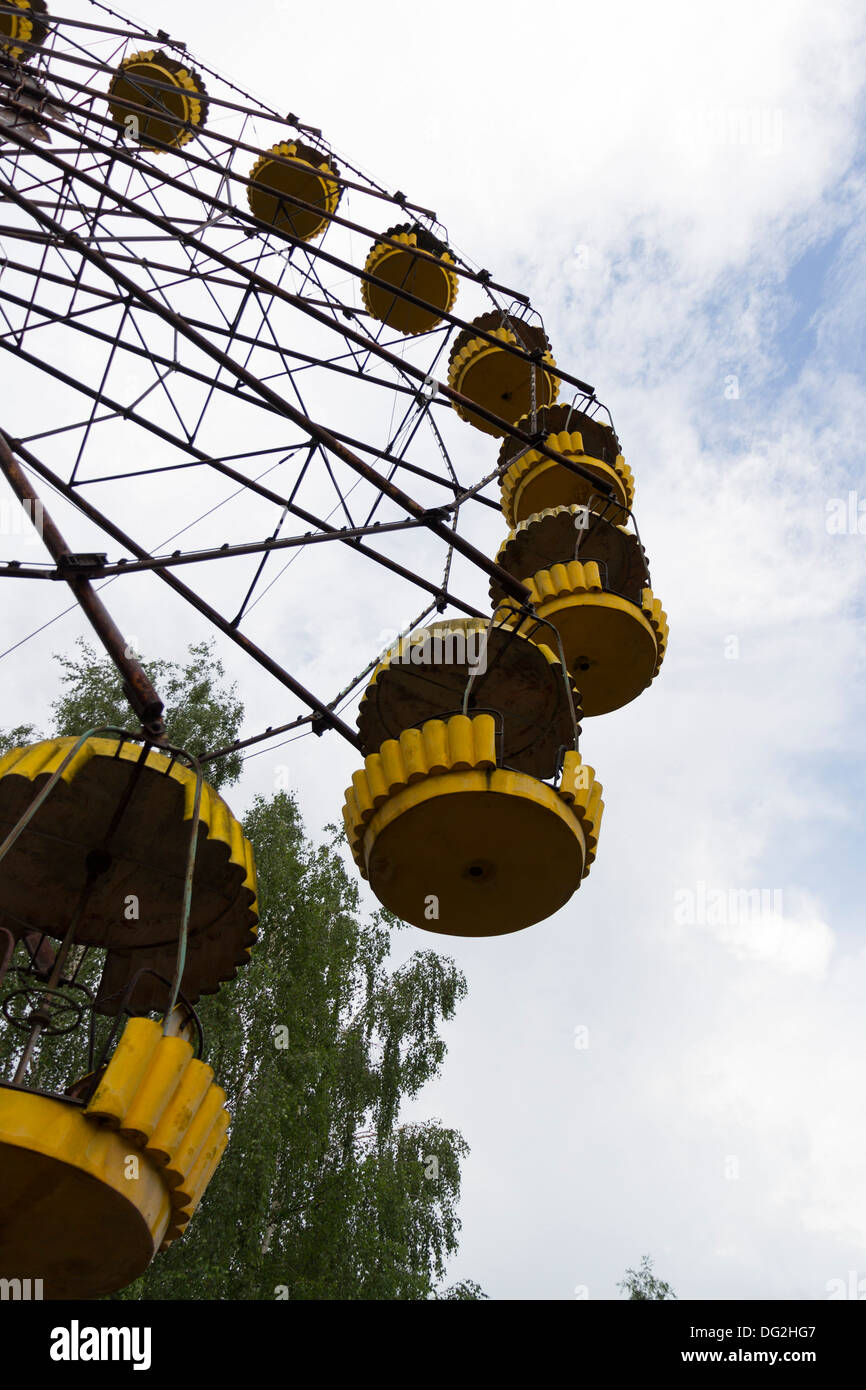 Pripjat, Tschernobyl-Vergnügungspark Stockfoto