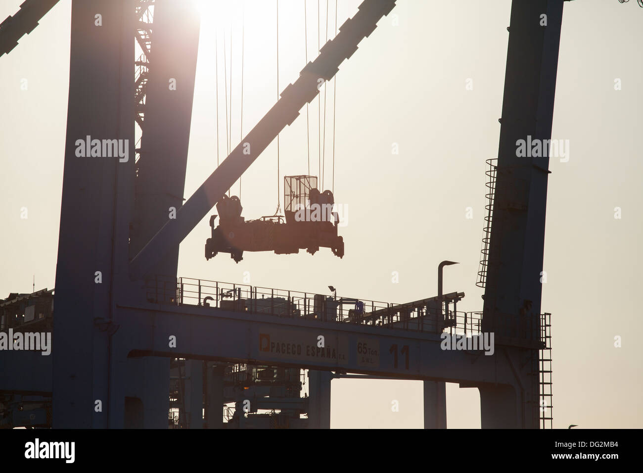 Der Hafen von Algeciras in Andalusien, Spanien. Stockfoto