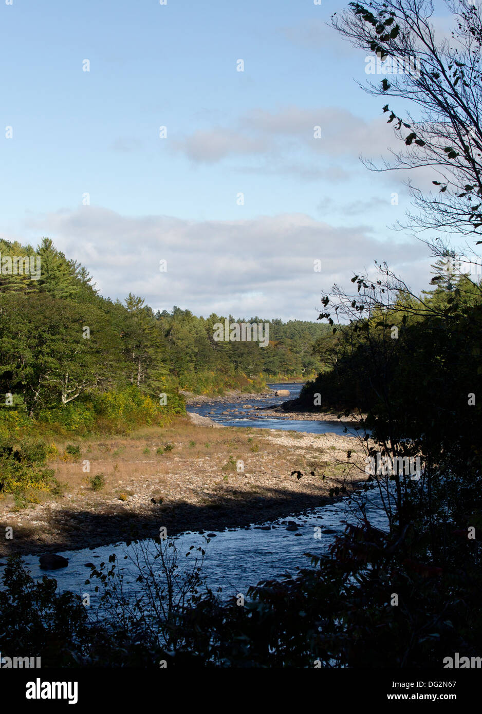 Hudson River Adirondack State Park New York USA Adirondacks Stockfoto