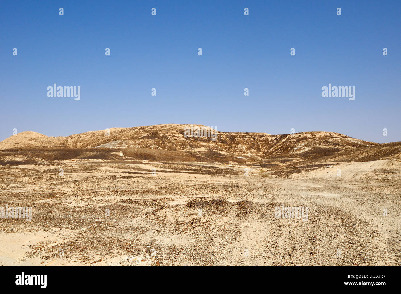 Die heißesten, südliche Strecke von der Arabah(Arava), Israel. Stockfoto