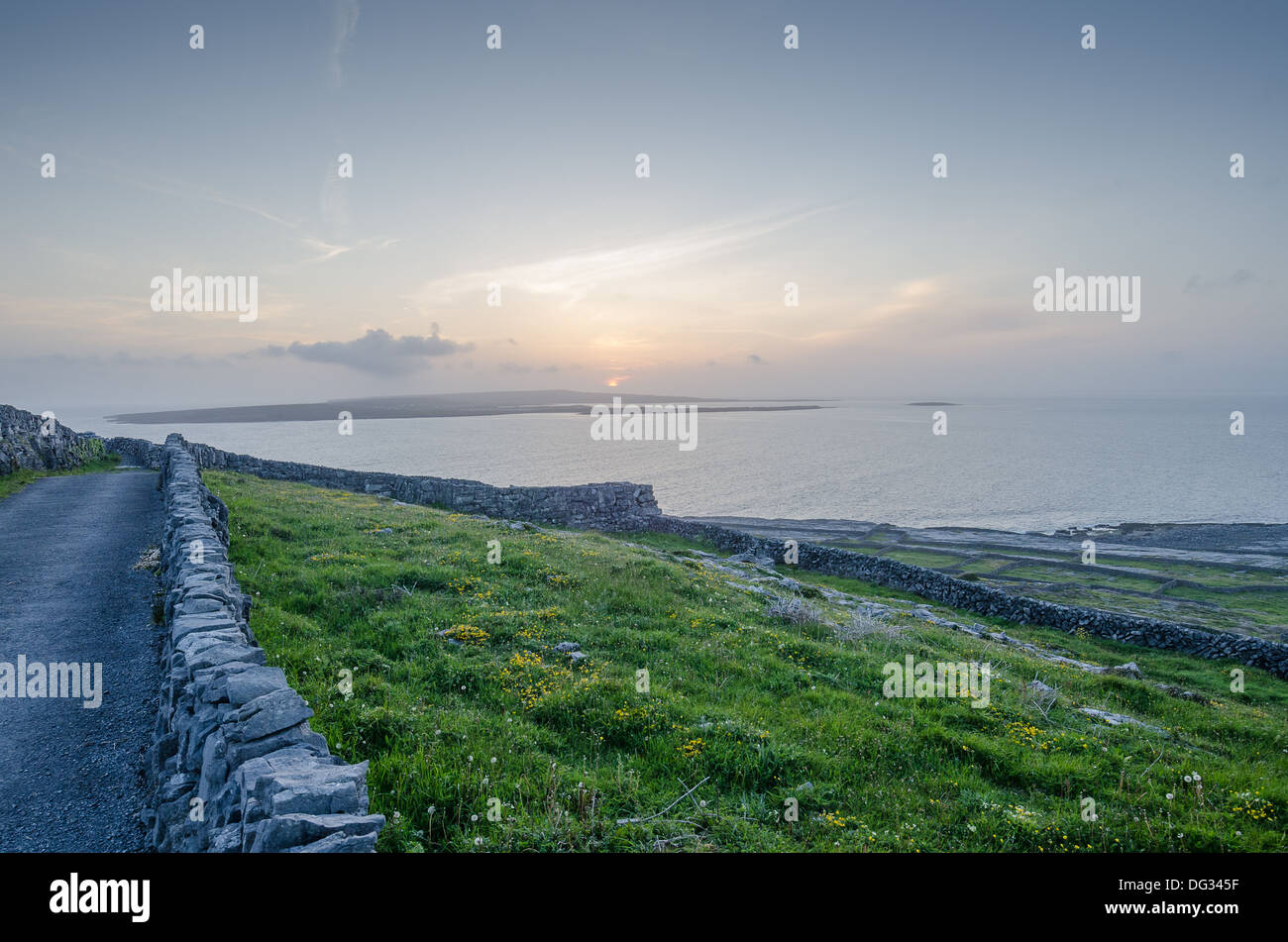 Inis Meain, die Aran Islands, Irland Stockfoto
