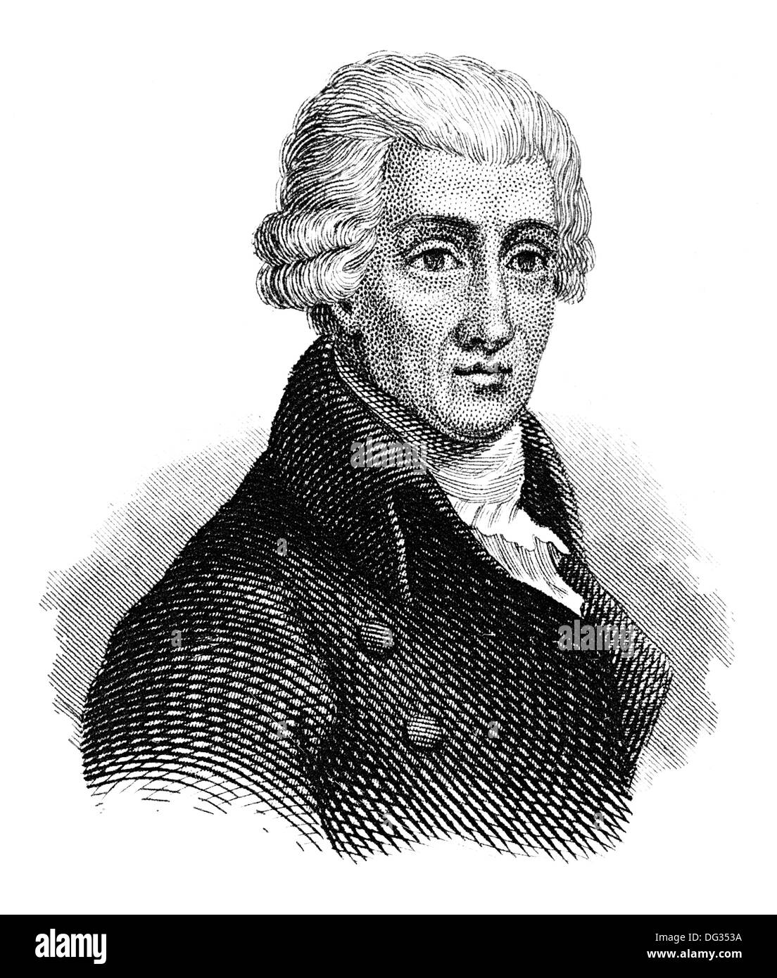 Franz Joseph Haydn, 1732-1809, ein österreichischer Komponist und führender Vertreter der Wiener Klassik Stockfoto