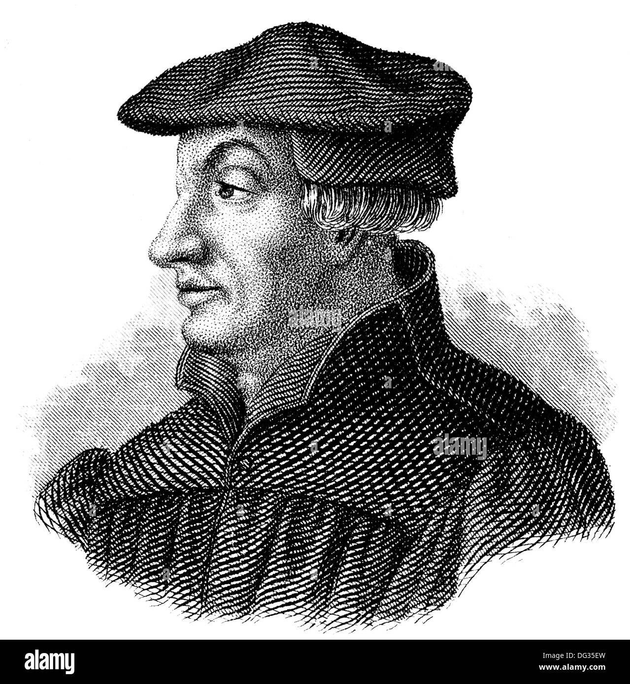 Ulrich Zwingli, 1484-1531, Schweizer Theologe und Reformator von Zürich Stockfoto