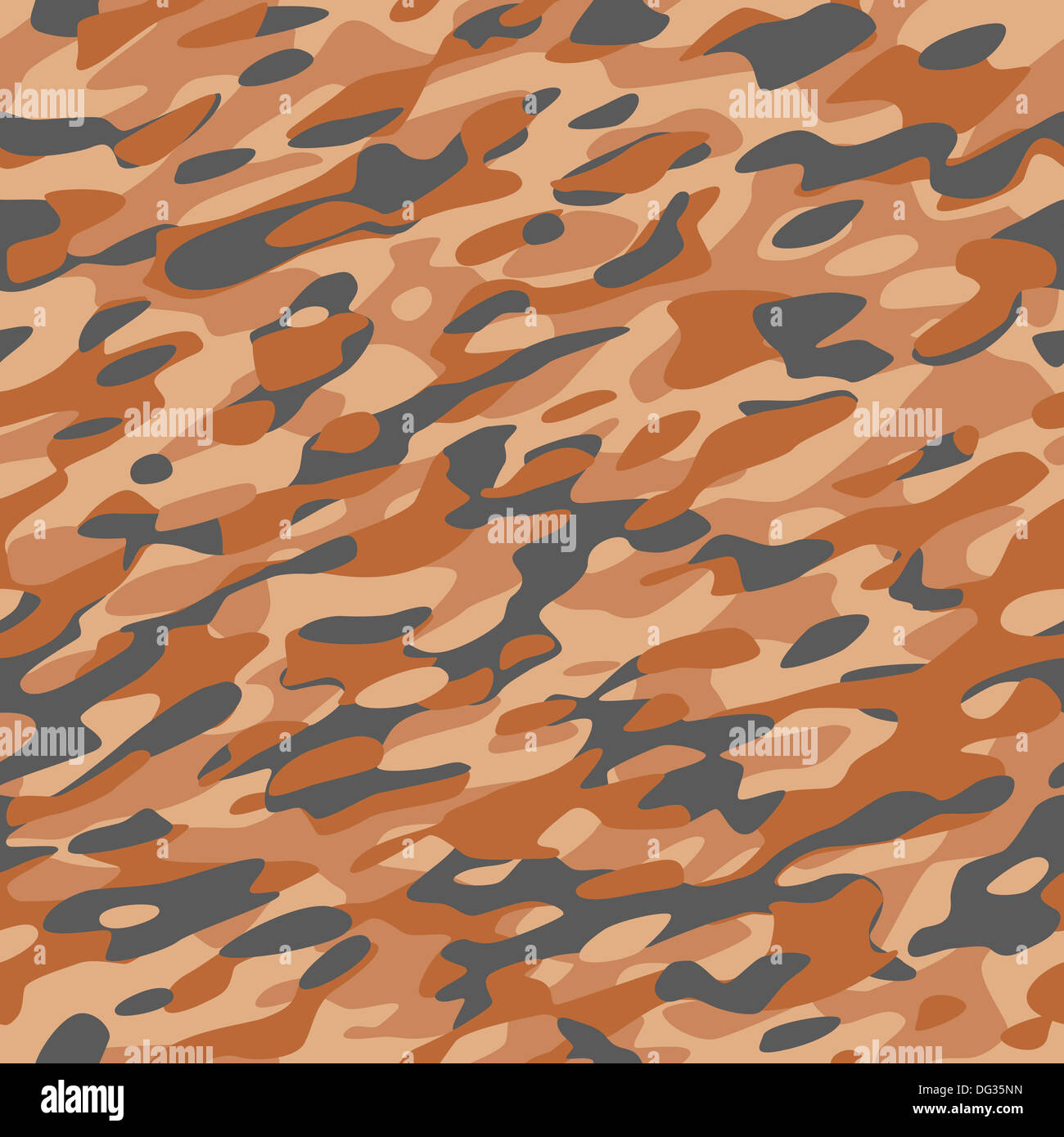 Textile Muster zu tarnen Orange braun - Military Camouflage Textile Muster als Kachel zu verwenden und zu endlosen Flächen Stockfoto