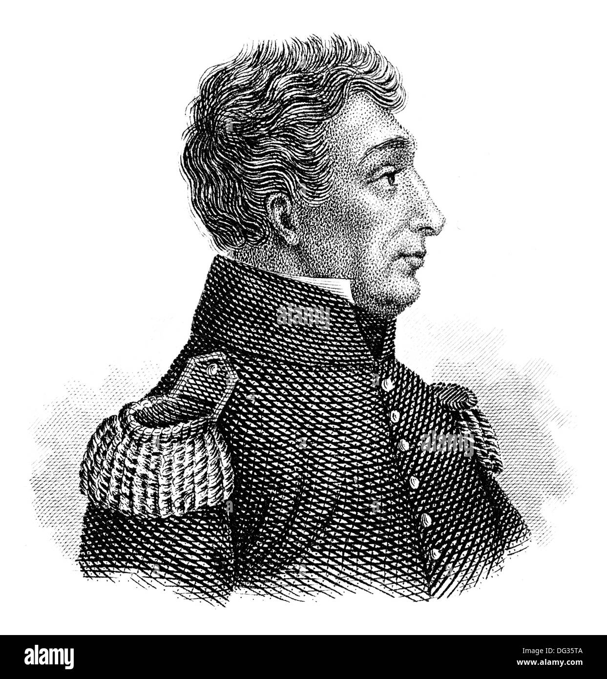 Marie-Joseph-Paul-Yves-Roch-Gilbert du Motier, Marquis De La Fayette oder Lafayette, 1757-1834, französischer general und Politiker Stockfoto