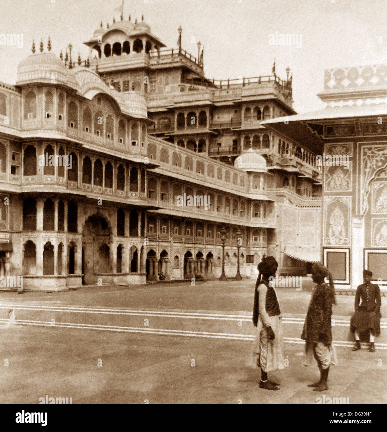 Indien - Palast von HH Maharaja von Jeypore frühen 1900er Jahren Stockfoto