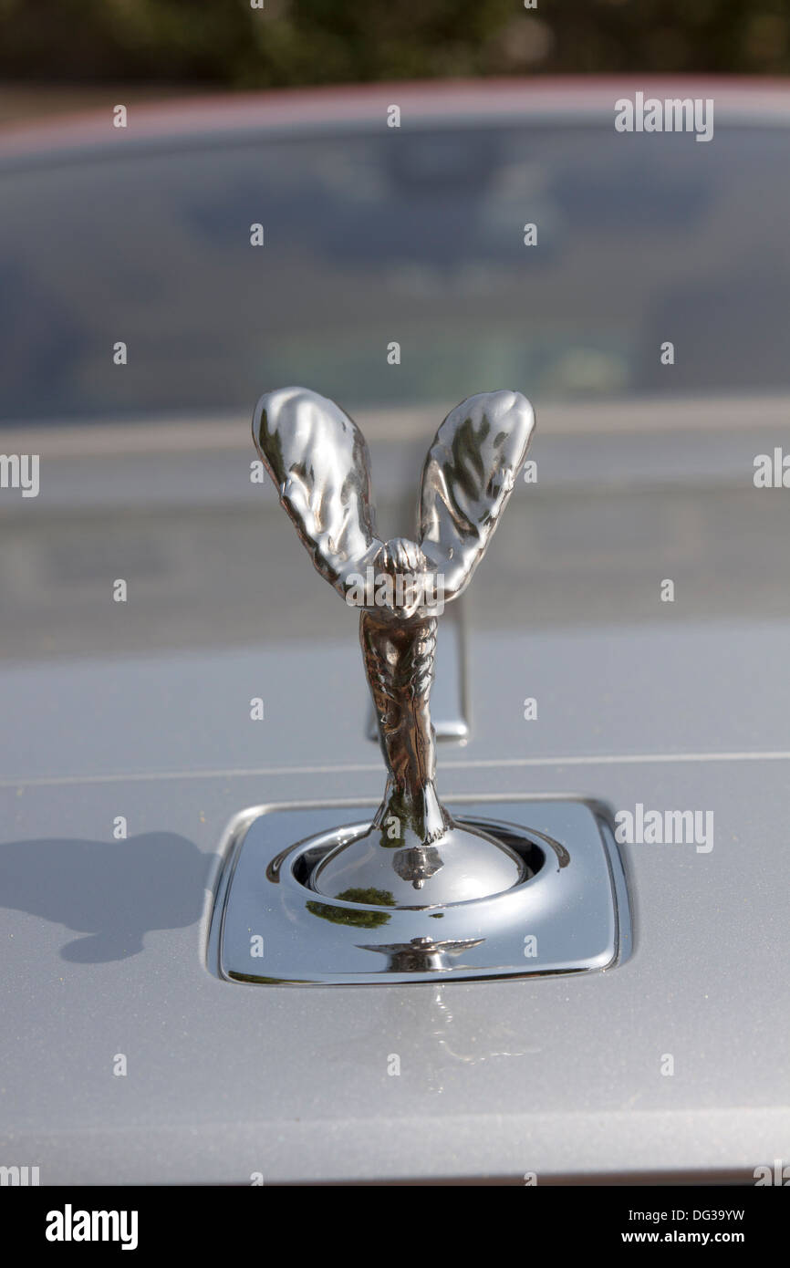 Flying Lady auf Rolls-Royce Ghost. Chris Evans Autosammlung beim Goodwood Festival of Speed 2013. Porträt Stockfoto