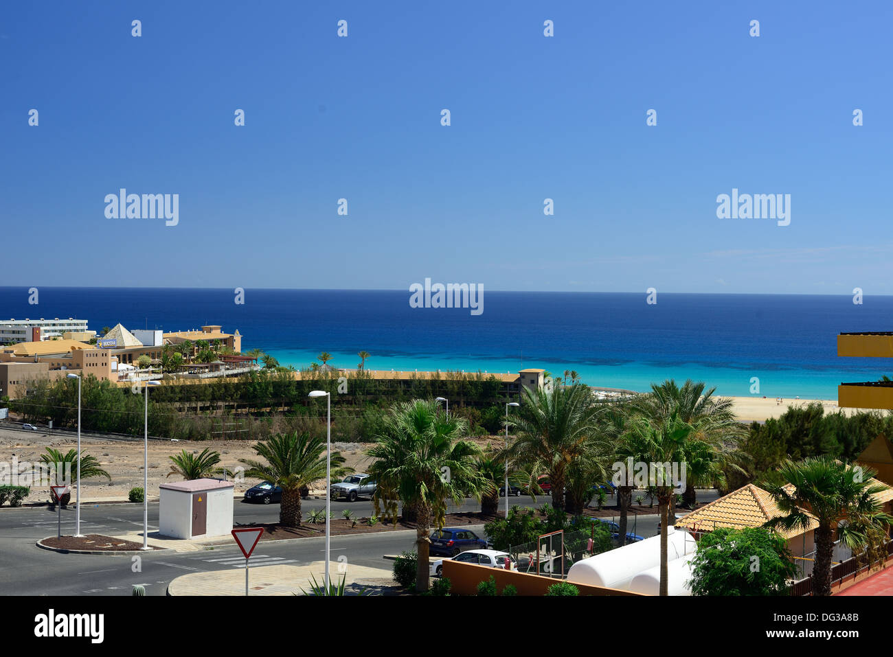 Blick auf den Atlantischen Ozean Stockfoto