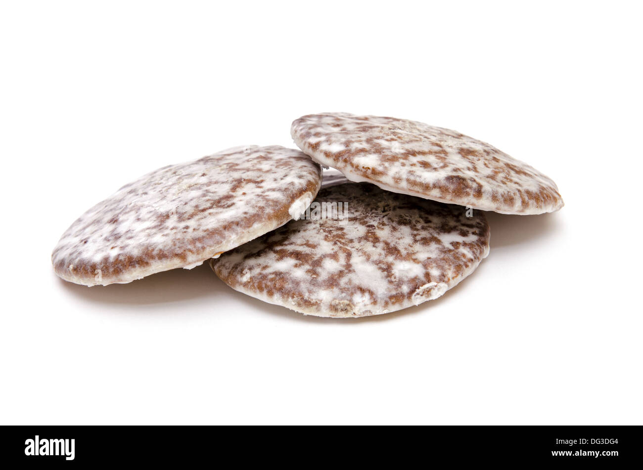 Nürnberger Lebkuchen mit Zuckerguss Stockfoto