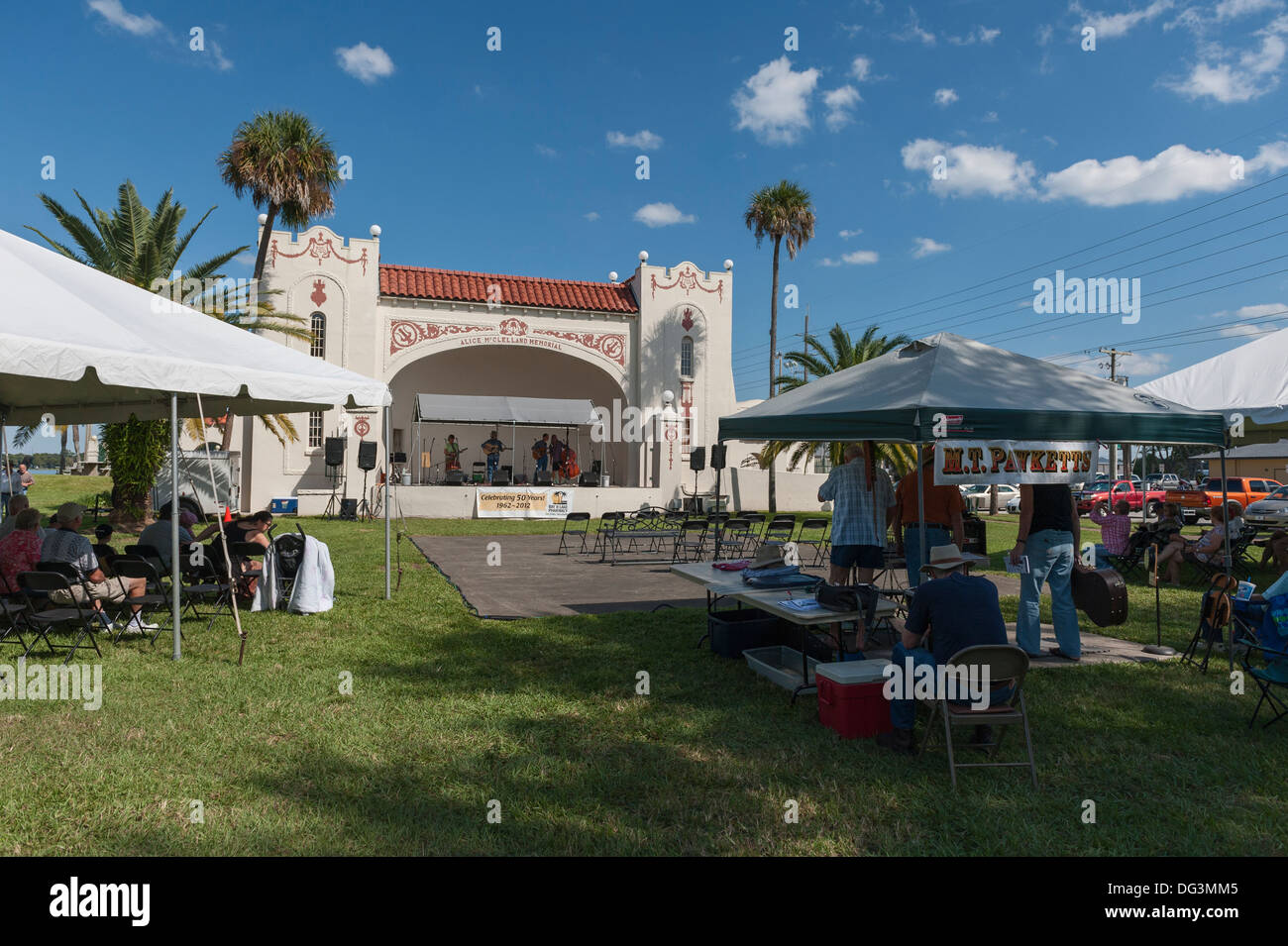 16. jährlichen Folk Festival 2013 Eustis, Florida Stockfoto