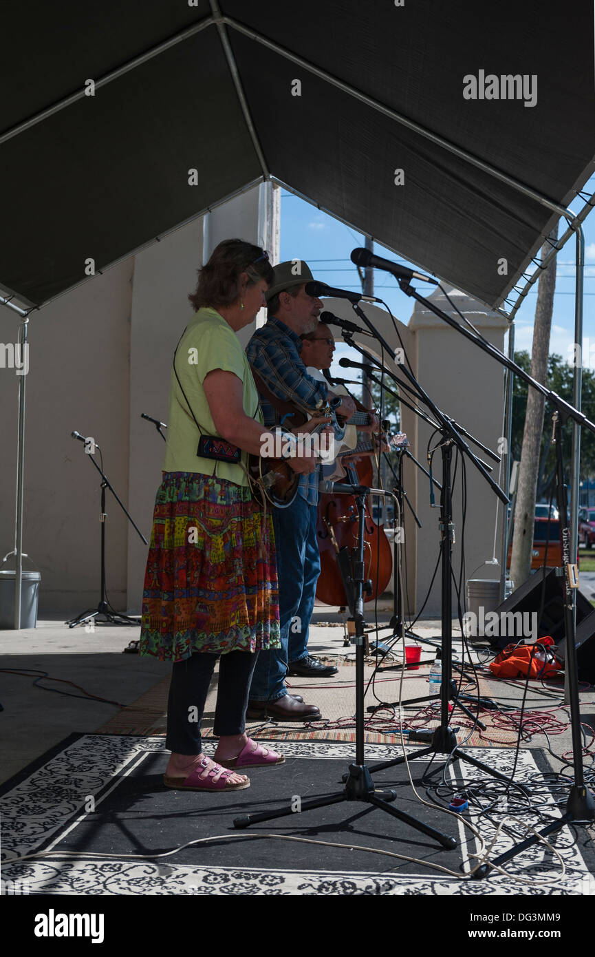 16. jährlichen Folk Festival 2013 Eustis, Florida Stockfoto
