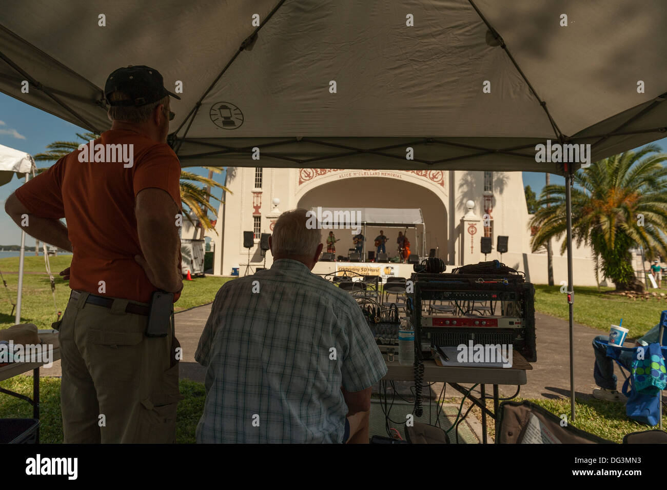 16. jährlichen Folk Festival 2013 Eustis, Florida Stockfoto