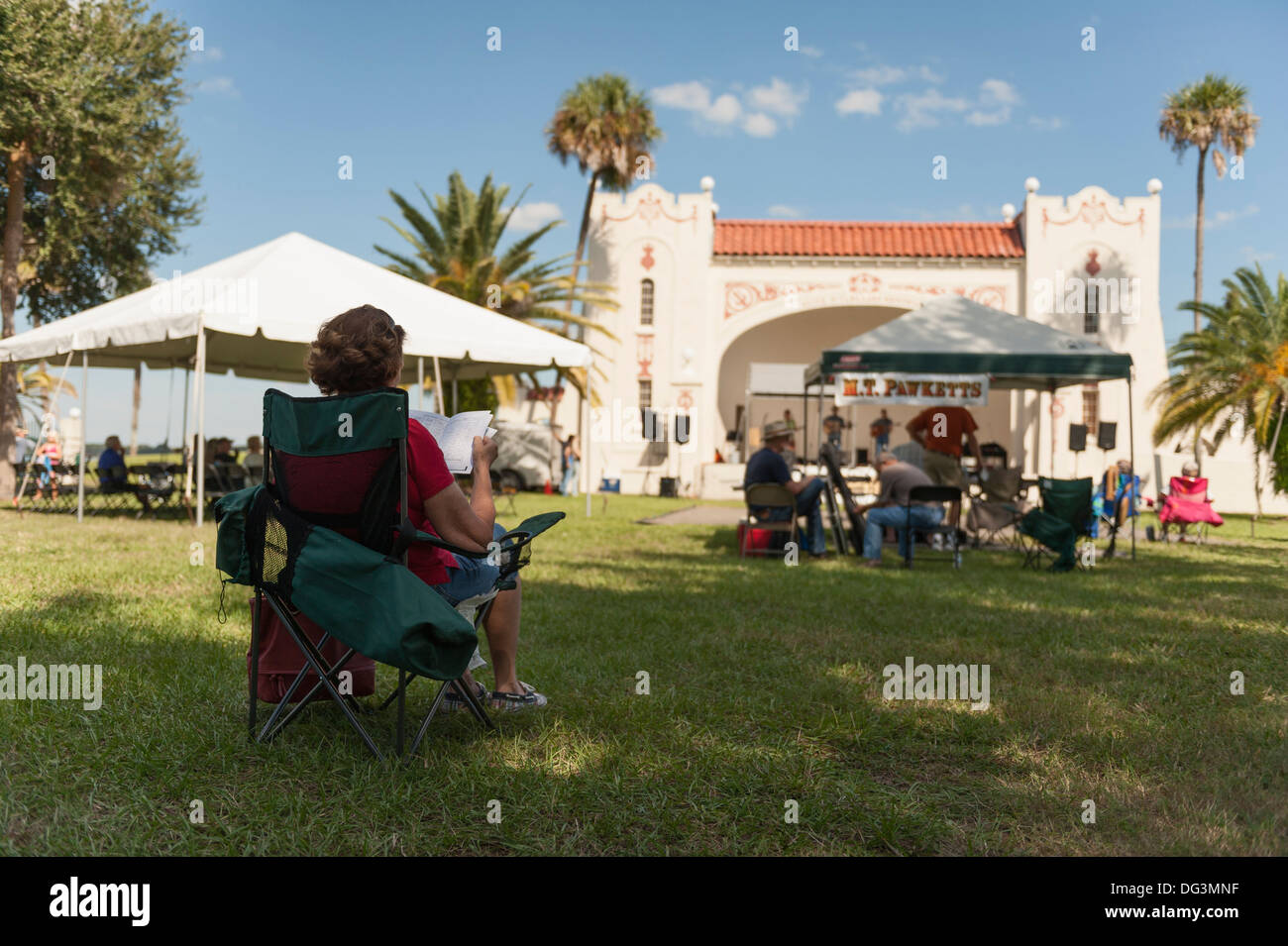 16. jährlichen Folk Festival 2013 Eustis, Florida Stockfoto