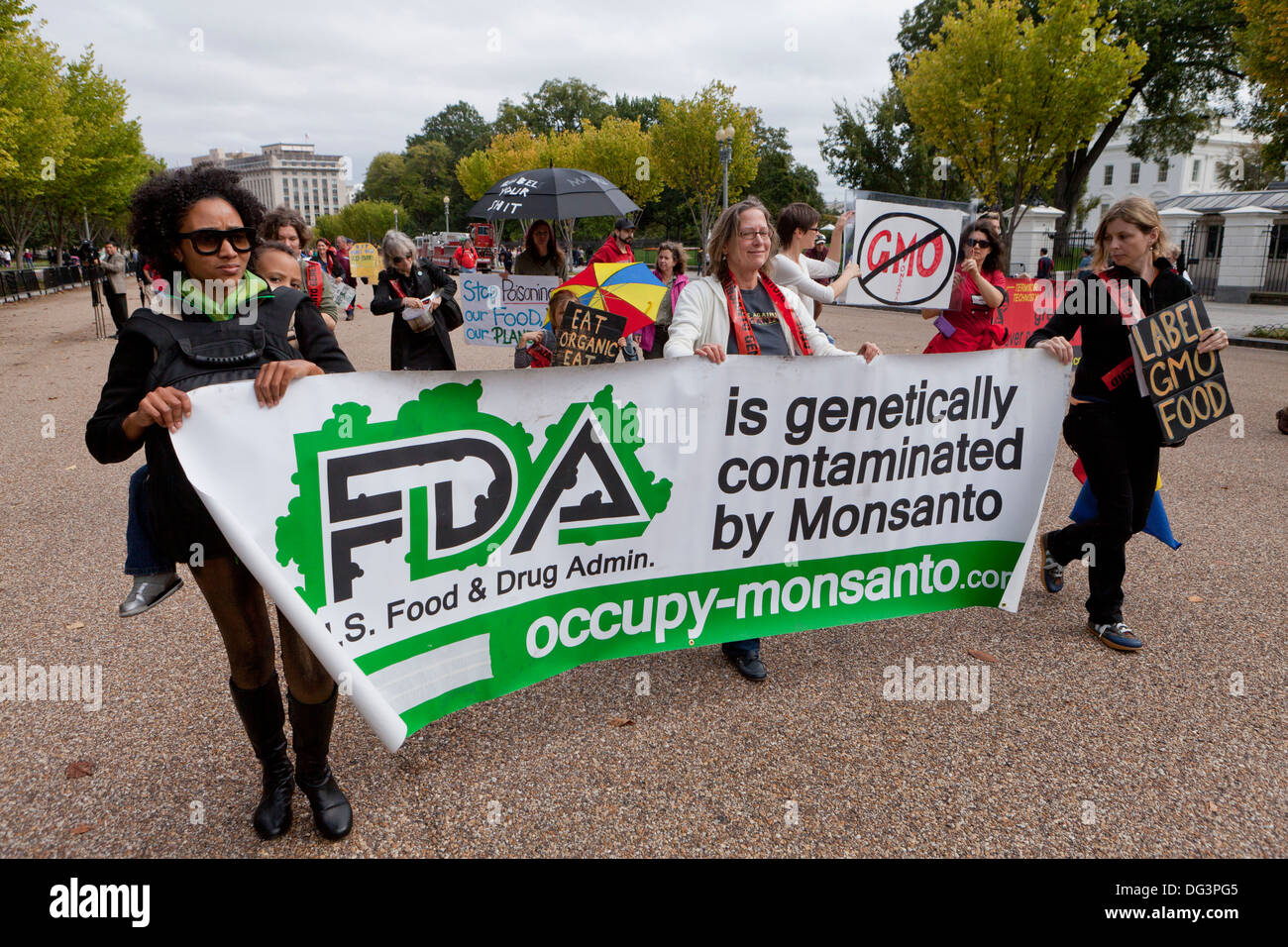 Anti-Monsanto Protest - Washington, DC USA Stockfoto