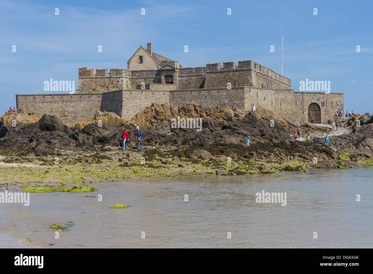 Fort National, St. Malo, Bretagne, Frankreich, Europa Stockfoto
