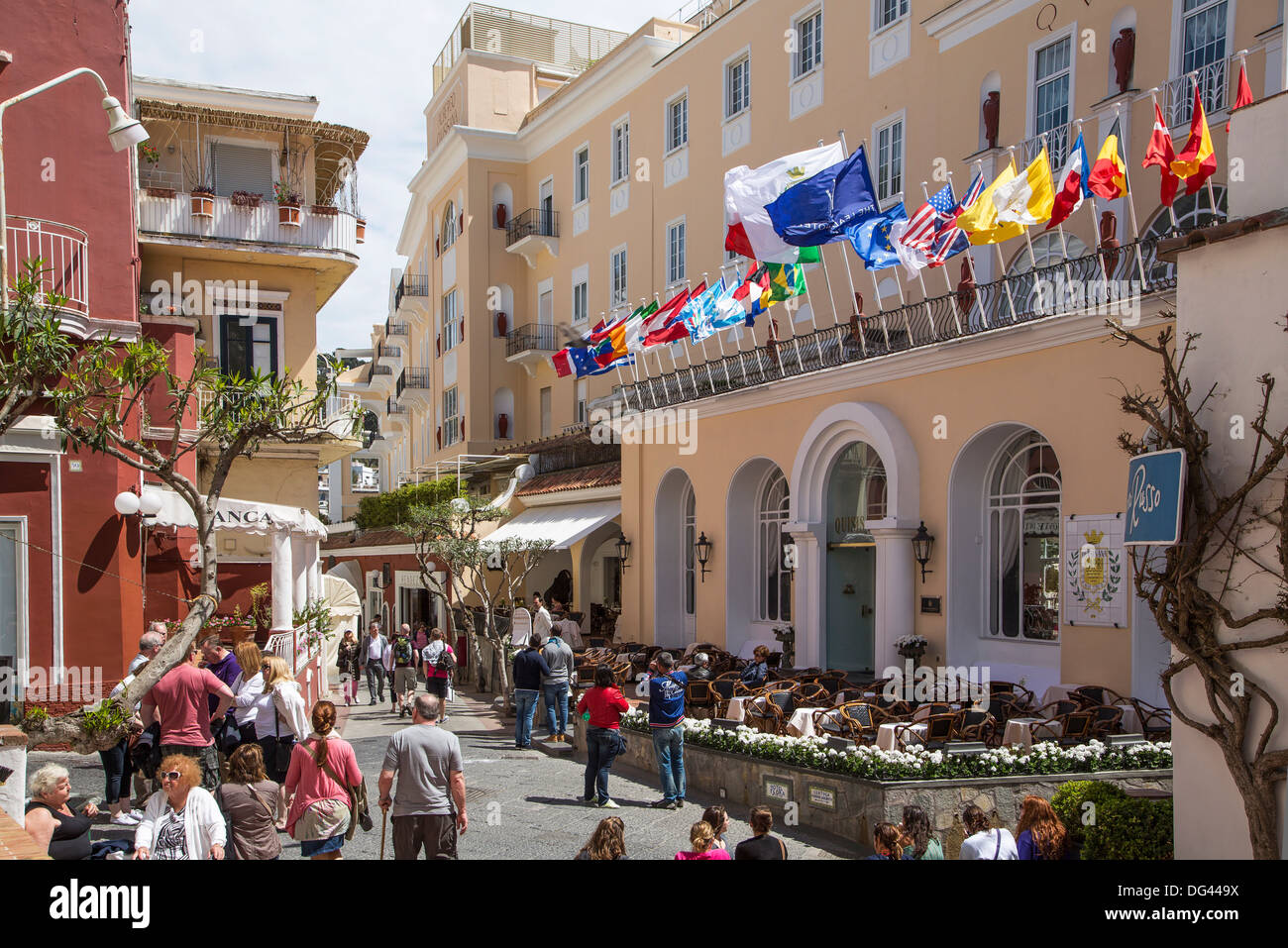 Die Insel von Capri, Kampanien, Italien, Europa Stockfoto