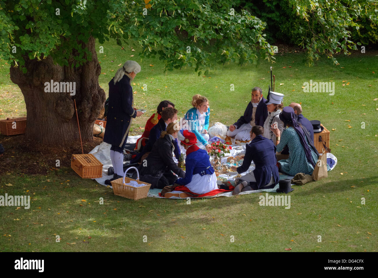 Bad, Jane Austen Festival, Somerset, England, Vereinigtes Königreich Stockfoto