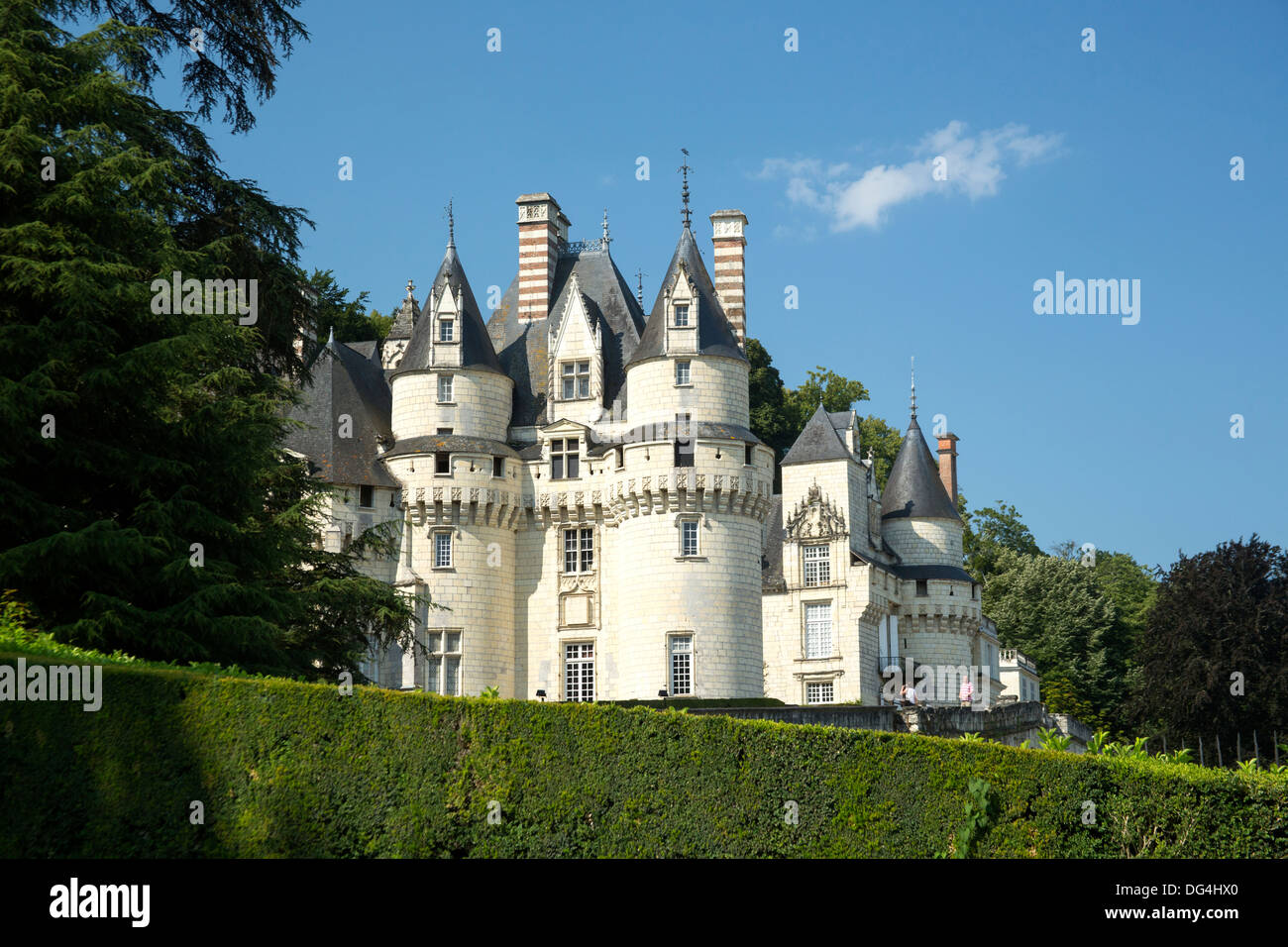 Schloss von Usse inspirierte Schriftsteller Perrault, seine Geschichte von der "Dornröschen" zu schreiben Stockfoto