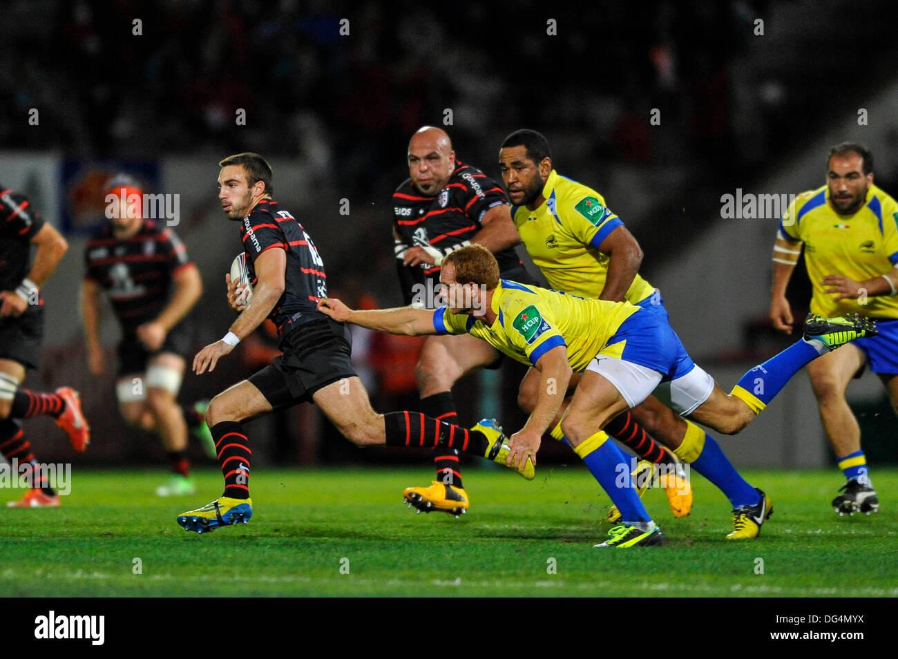 Toulouse, Frankreich. 11. Oktober 2013. Sebastien Bezy während der Heineken-Cup-Spiel zwischen Toulouse und Zebre aus Stade Toulousain. Bildnachweis: Aktion Plus Sport/Alamy Live-Nachrichten Stockfoto