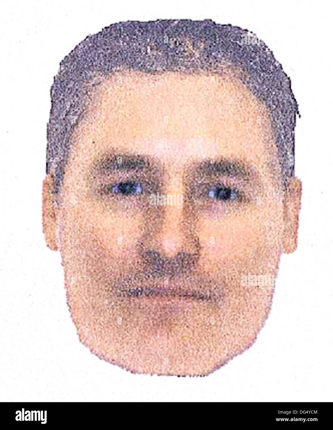 Handout E-FIT-Bild von der Metropolitan Police zeigt einer der Männer wollte in Verbindung mit dem 2007 verschwinden von Madeleine McCann. 14. Oktober 2013. Stockfoto