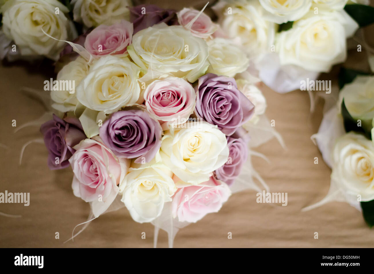Schöne Hochzeitsblumen Stockfoto