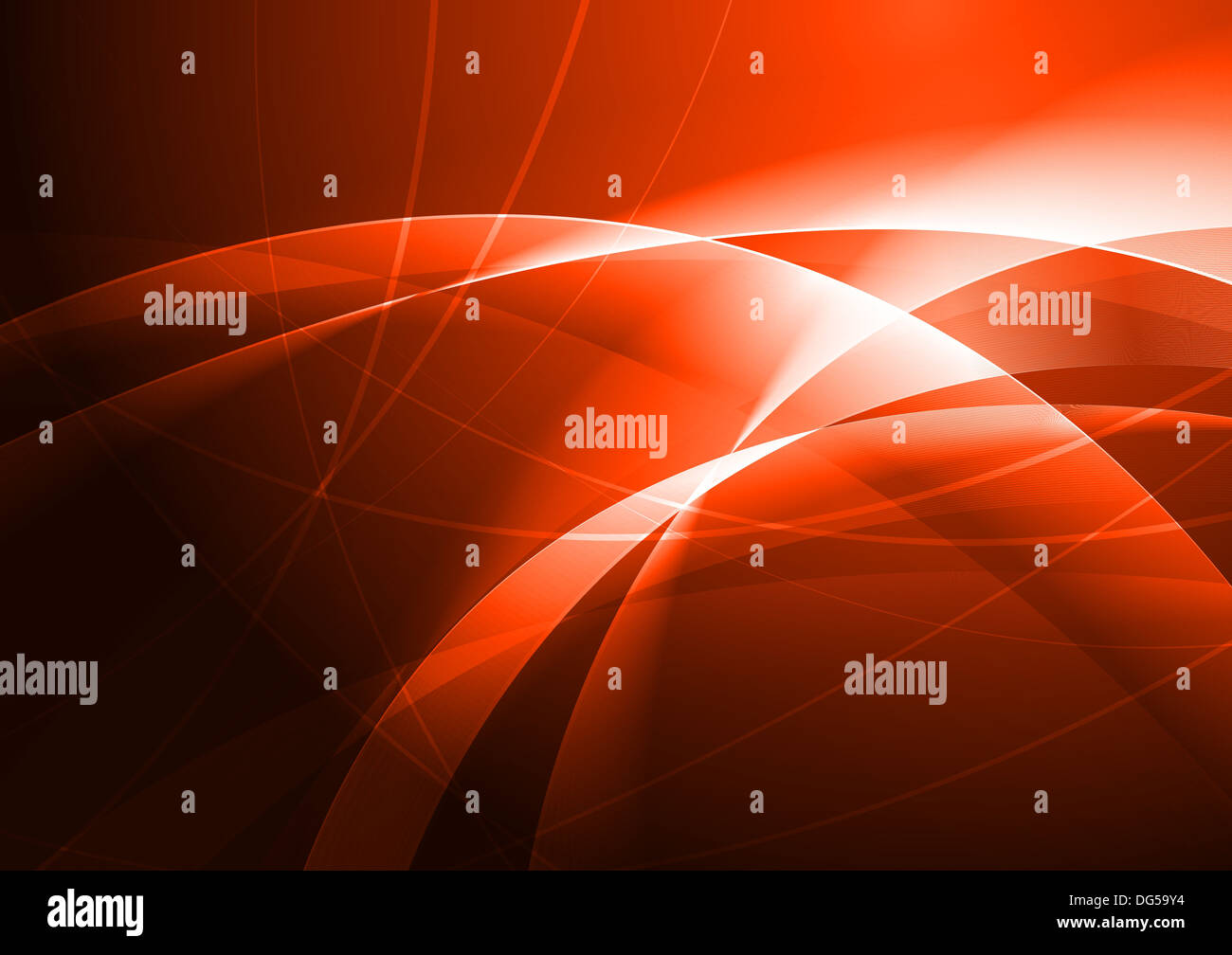 Roten Vektor Abstraktion mit schönen Wellen - Eps 10 Stockfoto