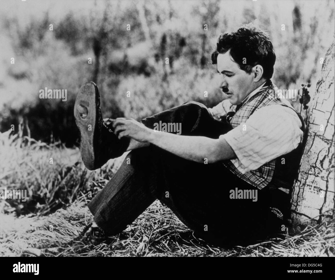 Charlie Chaplin, der Film, 'Modern Times', United Artists, 1936 eingestellt Stockfoto