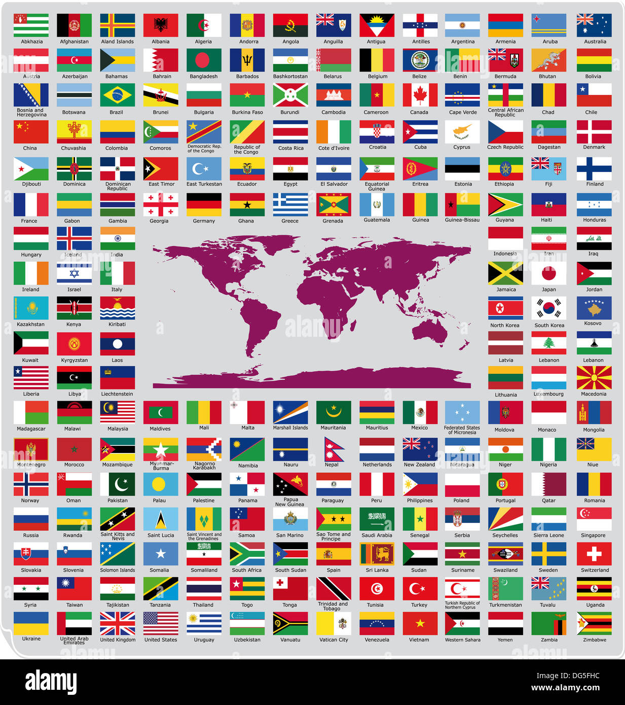 Alle länderflaggen -Fotos und -Bildmaterial in hoher Auflösung – Alamy
