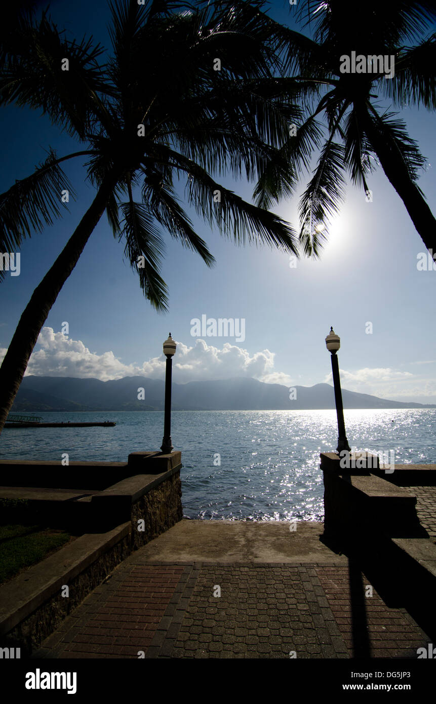 Die Innenstadt von Ilhabela, Insel North Shore von Sao Paulo Zustand, touristischen Ort Stockfoto