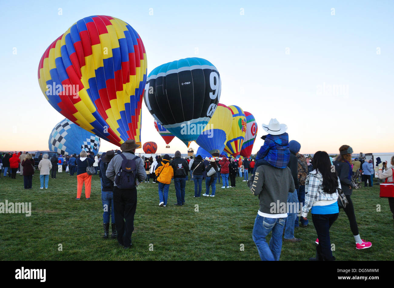 Die Albuquerque International Balloon Fiesta in Albuquerque, New Mexico, USA Stockfoto