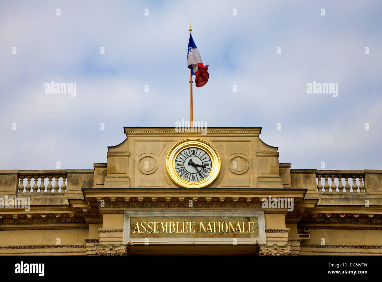 Detail der Versammlung Nationaldenkmal in Paris Stockfoto