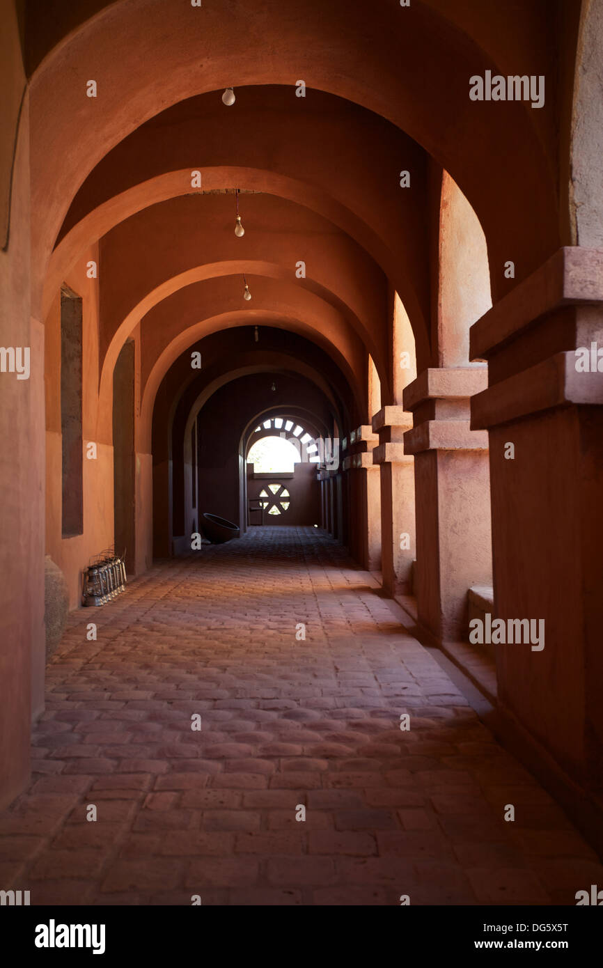 Wunderschöne marokkanische Architektur in Mopti, im Land der Dogon Stockfoto