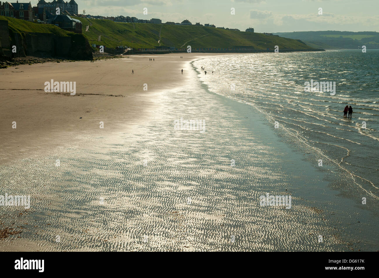 Strand von Whitby, North Yorkshire, England Stockfoto