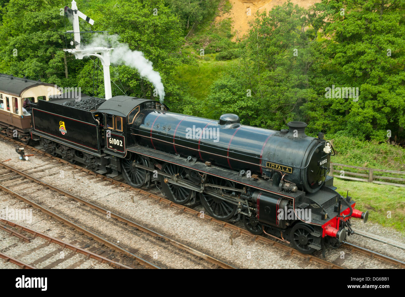 Impala, NYM Eisenbahn Lokomotive Goathland, Yorkshire, England Stockfoto