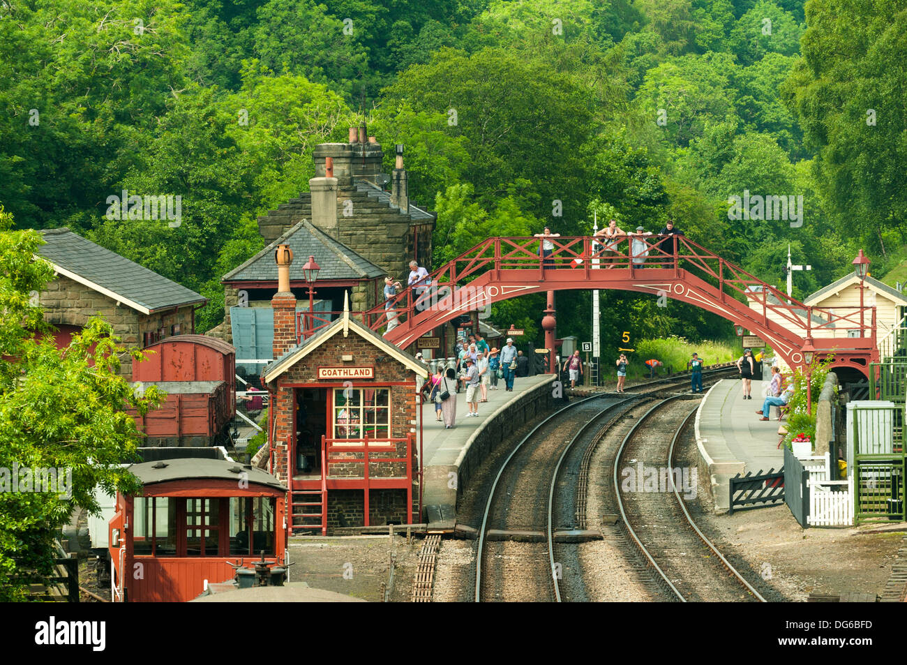 Goathland Station, Eskdale, North Yorkshire, England Stockfoto
