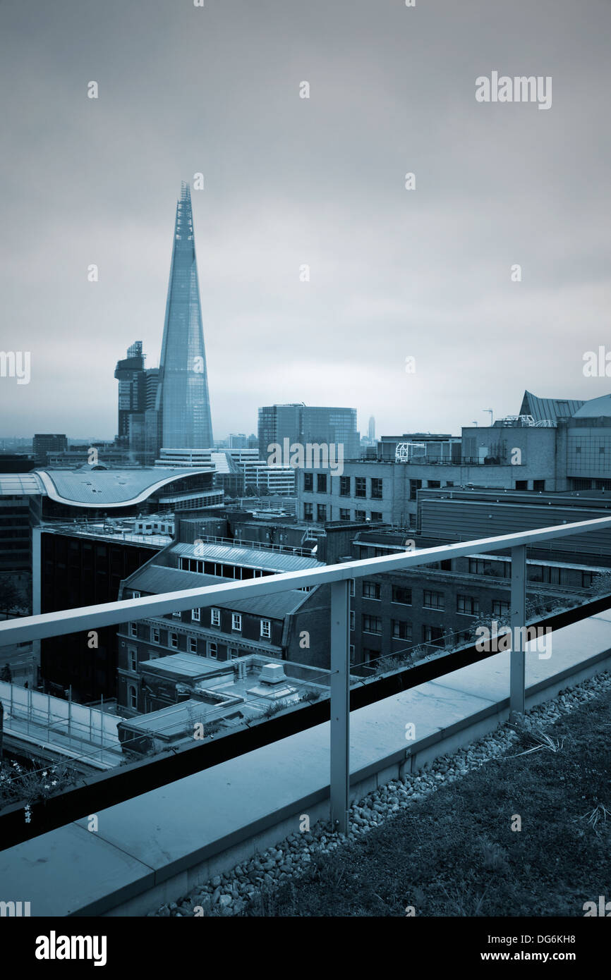 Ein Blick von der Sky Lounge im Double Tree Hotel, London, Großbritannien. Stockfoto