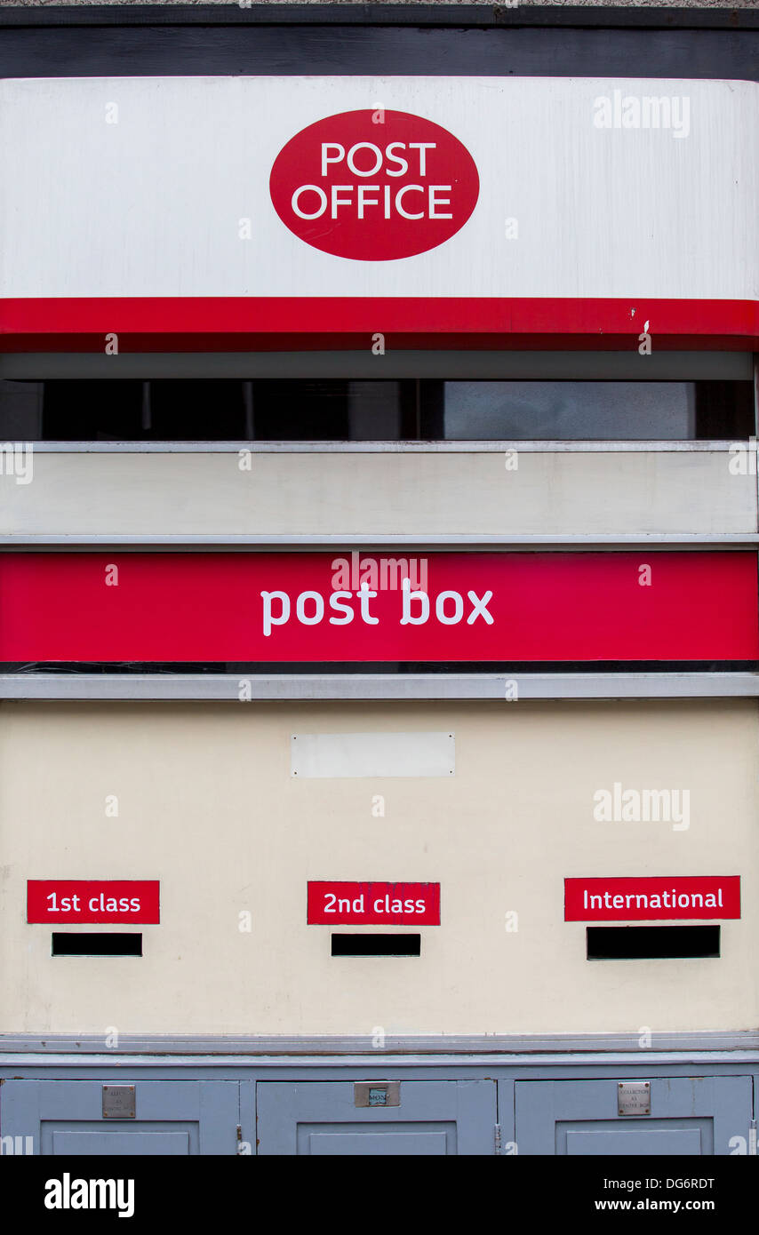 POSTAMT ZEICHEN Stockfoto