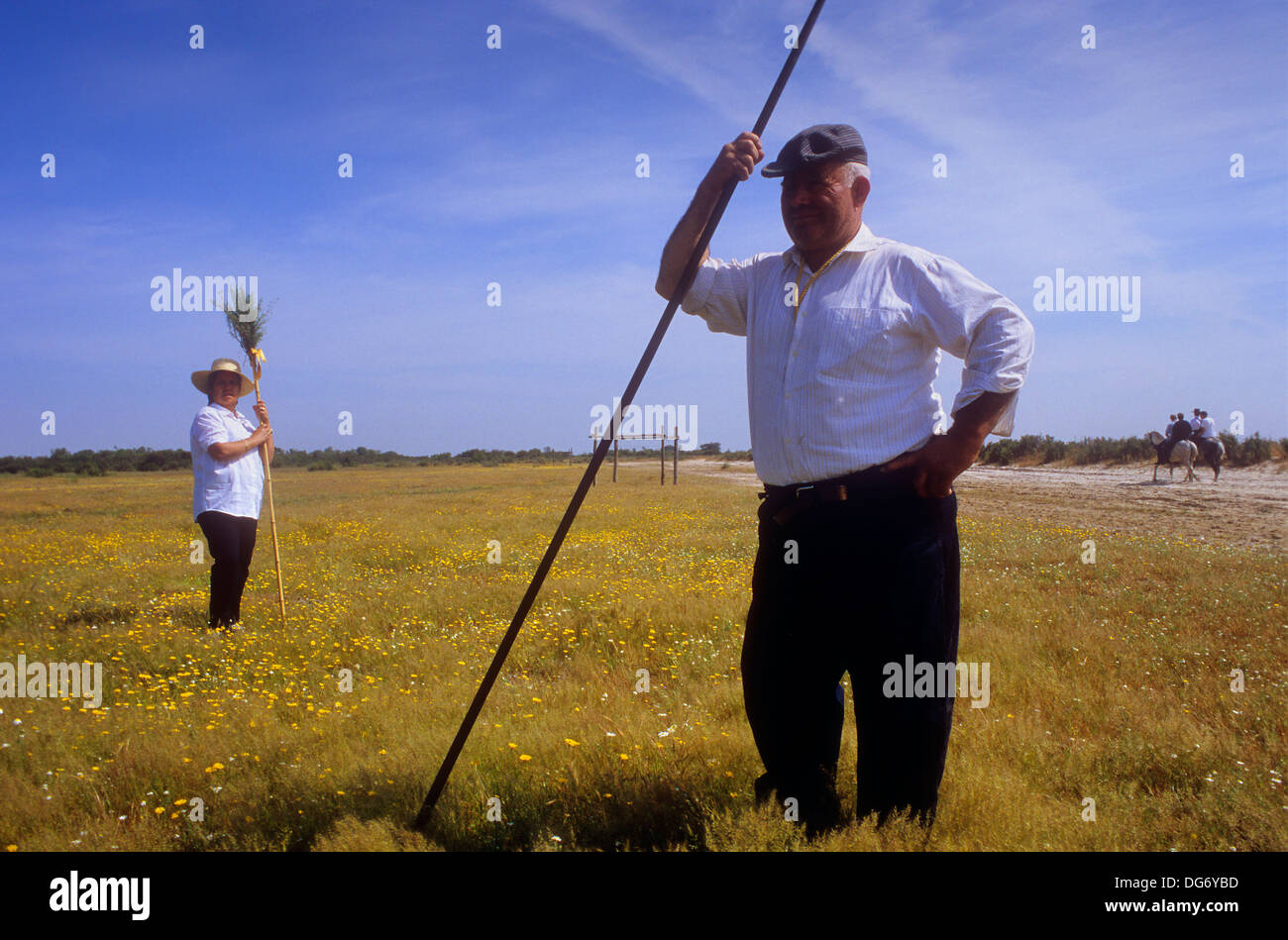 El Rocio Wallfahrt, Andalusien Stockfoto