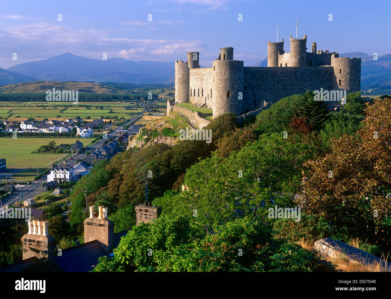 Harlech Castle, Gwynedd, Wales Stockfoto