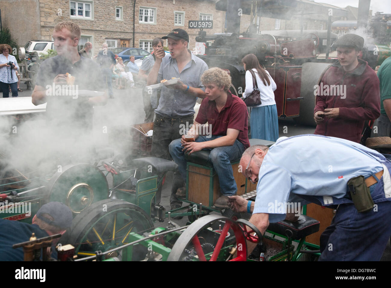 Masham Dampfmaschine Rallye 2013. Stockfoto