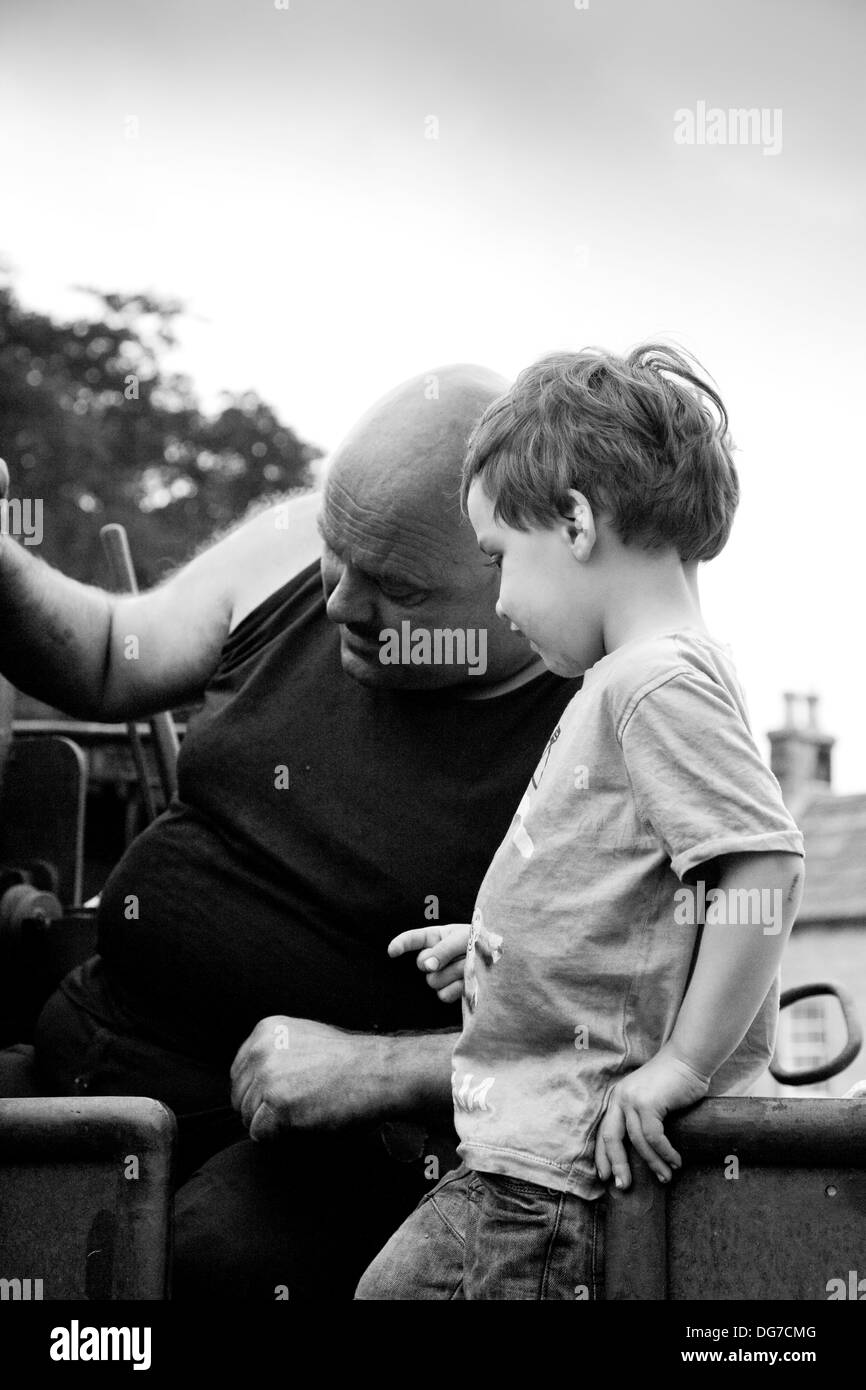 Masham Dampfmaschine Rallye 2013. Stockfoto