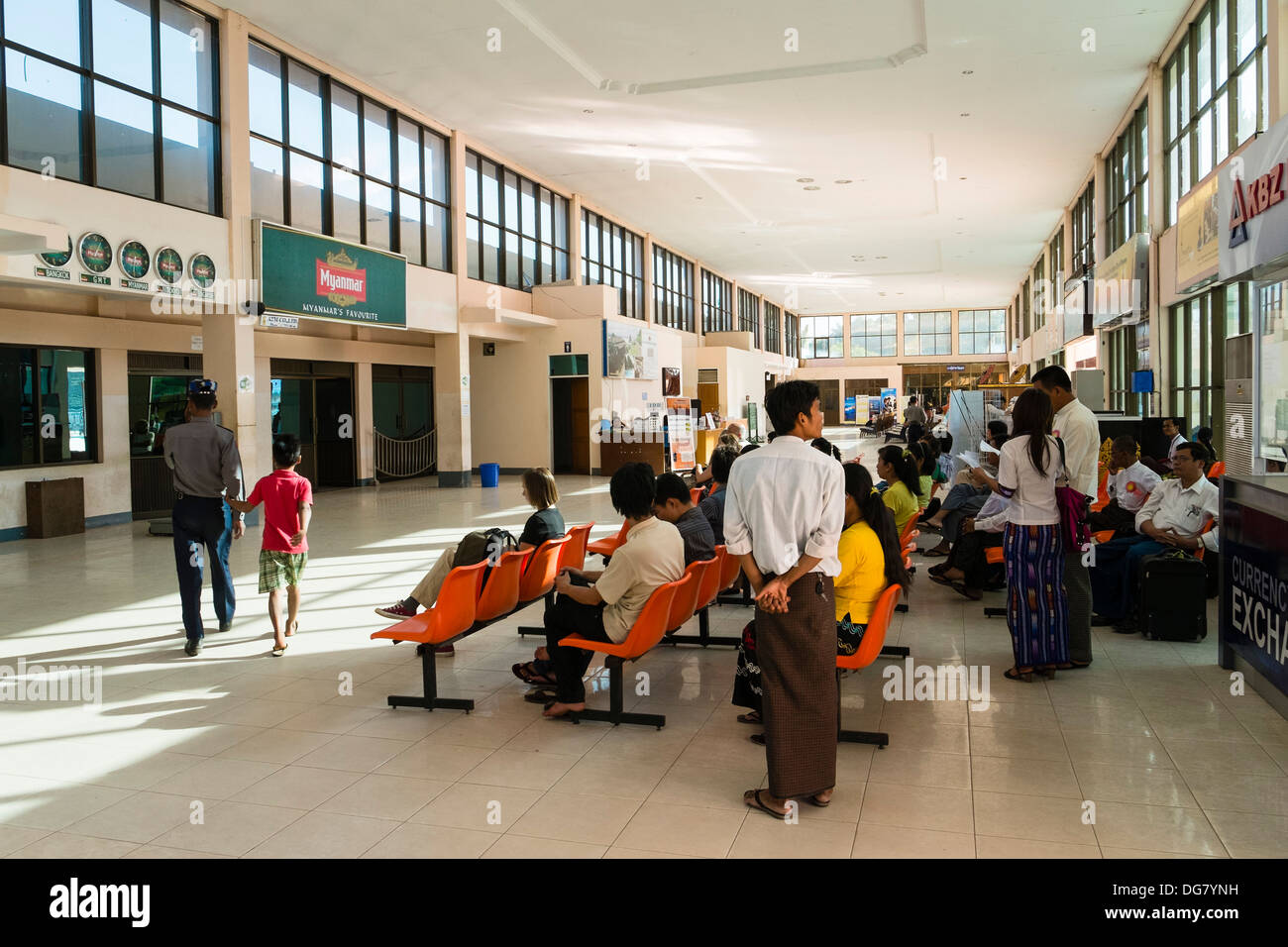 Nyaung U Flughafen Mandalay-Division, Myanmar, Asien Stockfoto